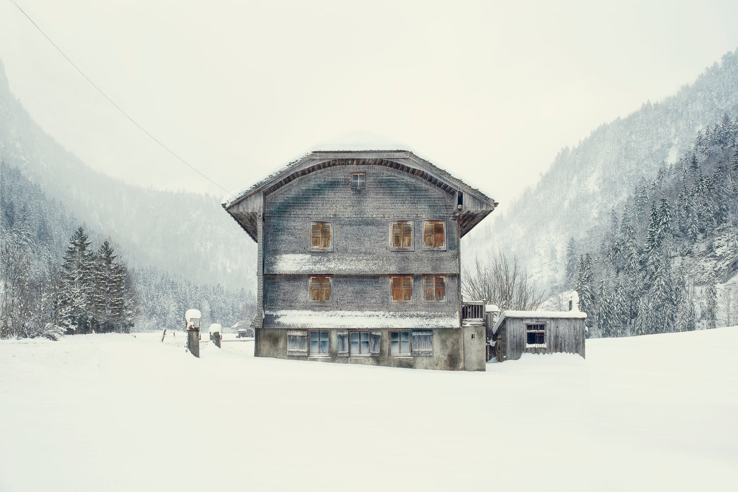 Chalets of Switzerland | Limited Archival Pigment Print | Chalet #38