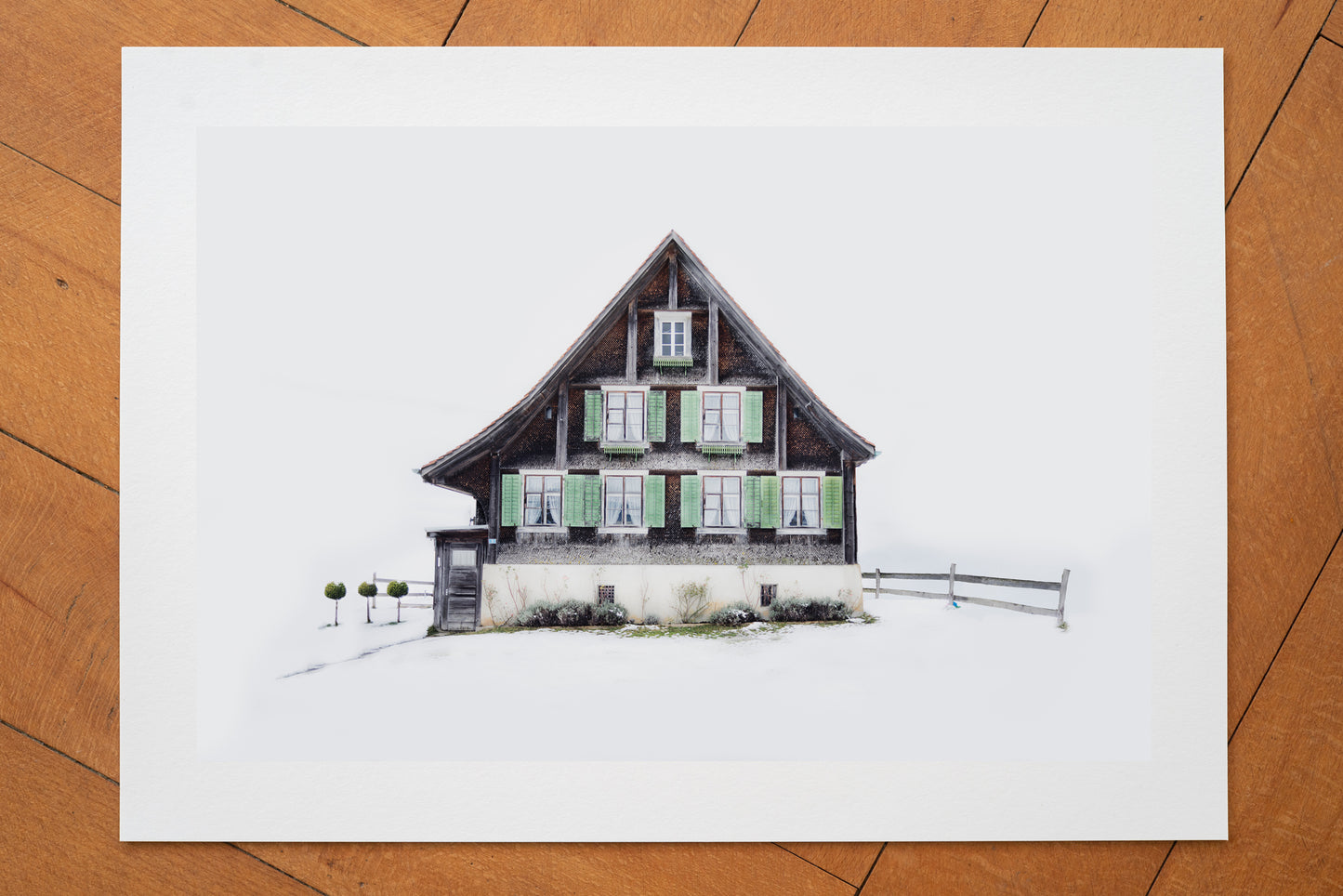 Chalets of Switzerland | Limited Archival Pigment Print | Chalet #2